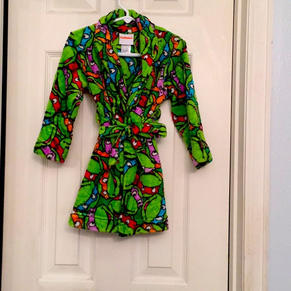 ❌SOLD❌ Nickelodeon TeenageMutantNinja Turtle Classic Robe - Picture 2 of 7